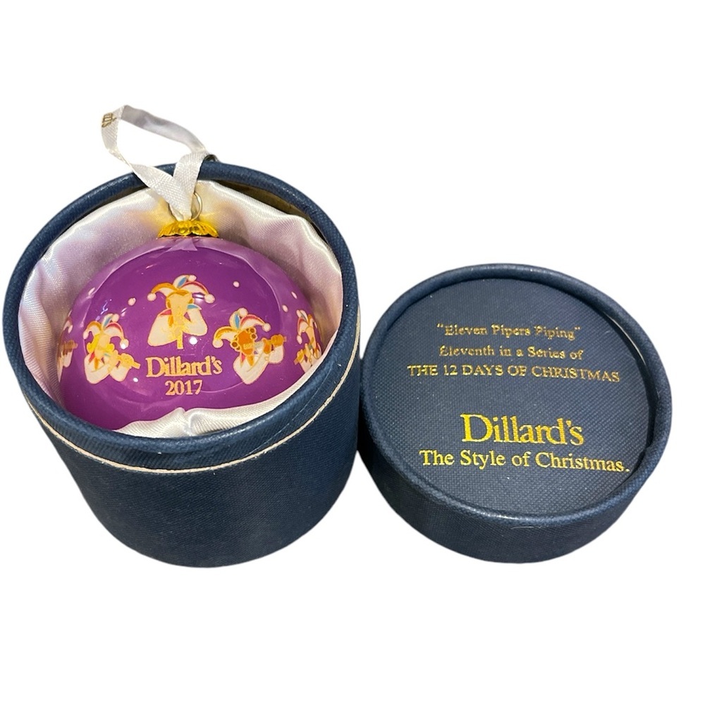2017 Dillards 11 Pipers Piping 12 Days of Christmas Ornament 11th In Series
